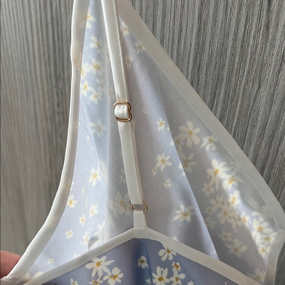 NWT Rumored Daytona Maxi Dress in baby's breath floral blue white XL - Picture 12 of 13